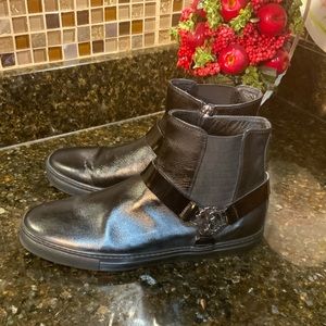 Roberto Cavalli Mens Black Ankle Boots. Sz. 10